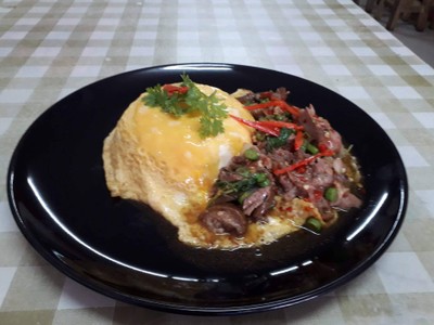 ข้าวไข่ข้นกุ้ง เนื้อนุ่มละมุนลิ้น 