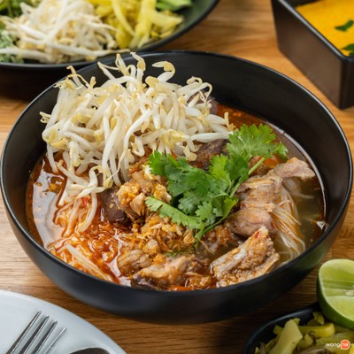 เมนูของร้าน อินดี ขนมจีน