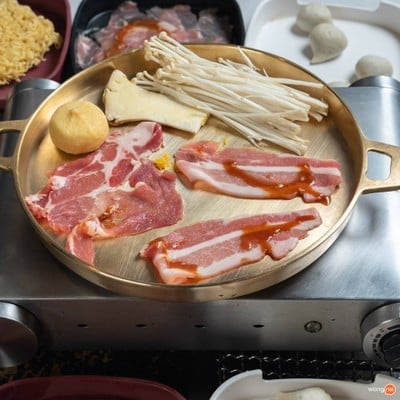 เมนูของร้าน iHere yakiniku shabu หอการค้า