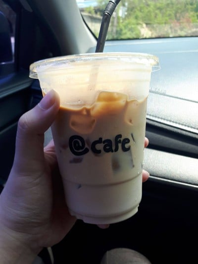 ลาเต้เย็น 70฿