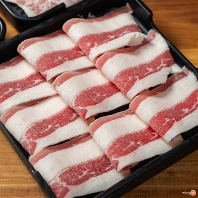 เมนูของร้าน Dragon buffet เนื้อย่างในตำนานปรีดี46 หลัก