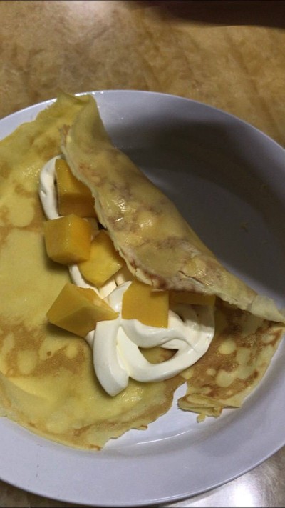 วิธีทำ เครปเย็นมะม่วง