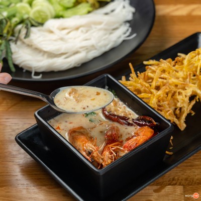 เมนูของร้าน อินดี ขนมจีน