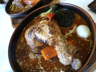 ซุปแกงกะหรี่ไก่