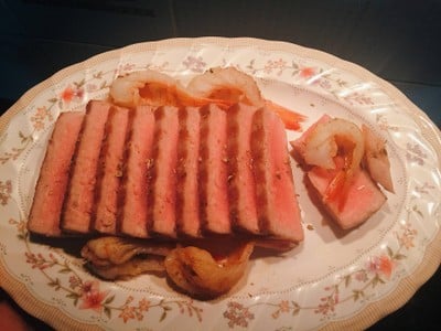 วิธีทำ Steak Tuna สเต๊กทูน่าบ้านๆ วิธีทำ Steak Tuna สเต๊กทูน่าบ้านๆ