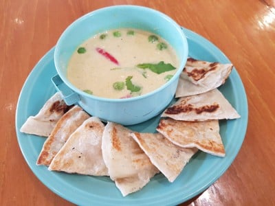 โรตีแกงเขียวหวาน