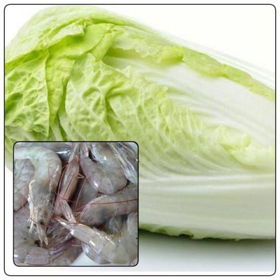 วิธีทำ ผัดผักกาดขาวใส่กุ้ง