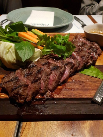 เนื้อย่างจิ้มแจ่ว (AUS Wagyu Ribeye)