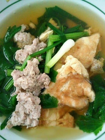 แกงจืดไข่เจียว