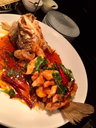 ปลาทอดราดพริก