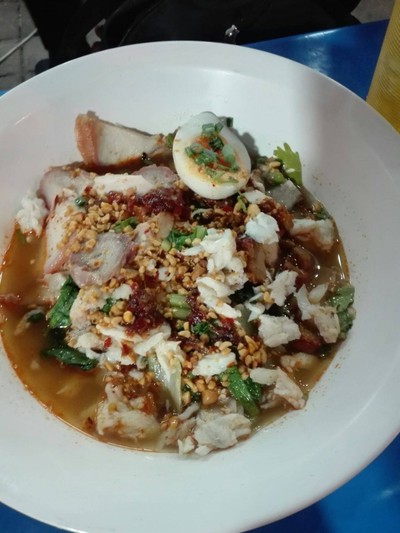 เมนูของร้าน จ๊ะเอ๋ บะหมี่ปู  สุขสวัสดิ์-ราษฎร์บูรณะ-ทุ่งครุ