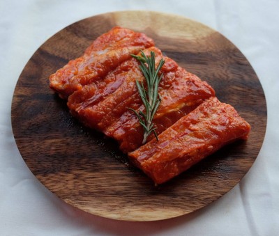 ซี่โครงหมูหมักซอสเกาหลี