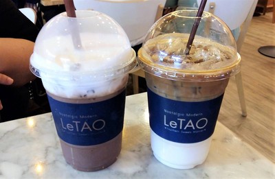 Iced Cocoa + Iced Latte