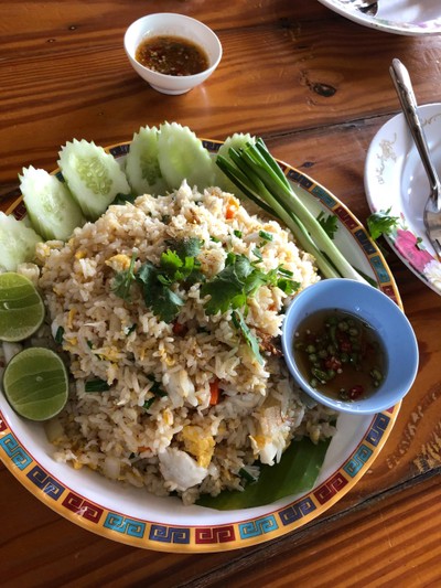 ข้าวผัดปู จานกลาง