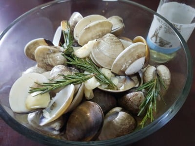 Vongole bianche al forno