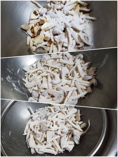 วิธีทำ ยำตะไคร้ เห็ดกรอบ ( มังฯ )