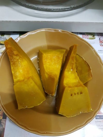 ฟักทองไมโครเวฟ