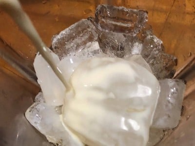 วิธีทำ ลูกตาลนมสดปั่น