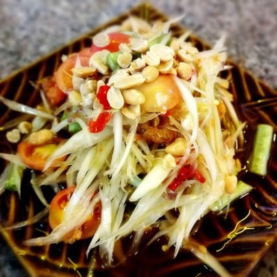 เมนูของร้าน ไทอีสานลาบเป็ด