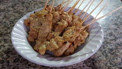 เมนูของร้าน หมูสะเต๊ะนายซ้ง (เจ้าเก่าหน้าร้านสมบูรณ์โภชนา)บรรทัดทอง  บรรทัดทอง