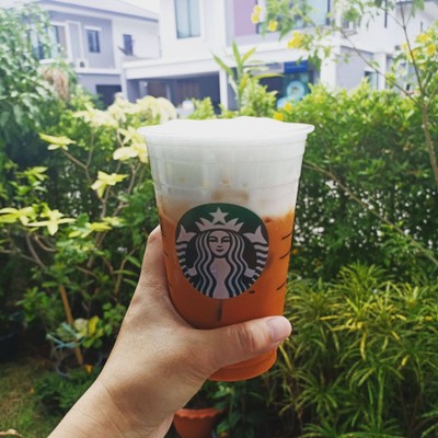Thai tea latte