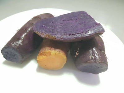 มันม่วงอบ ไมโครเวฟ