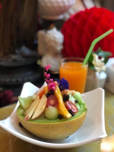 สลัดเมลอนผลไม้รวม