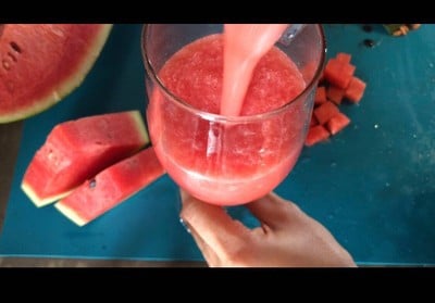 วิธีทำ Watermelon Smoothie