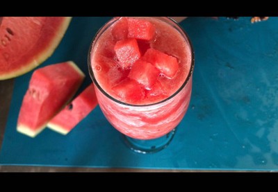 วิธีทำ Watermelon Smoothie