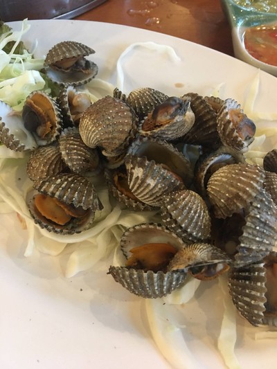 หอยแครงเผา