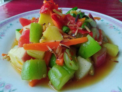 วิธีทำ ส้มตำผลไม้ วิธีทำ ส้มตำผลไม้