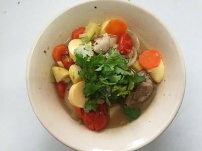 วิธีทำ ซุปไก่มันฝรั่ง