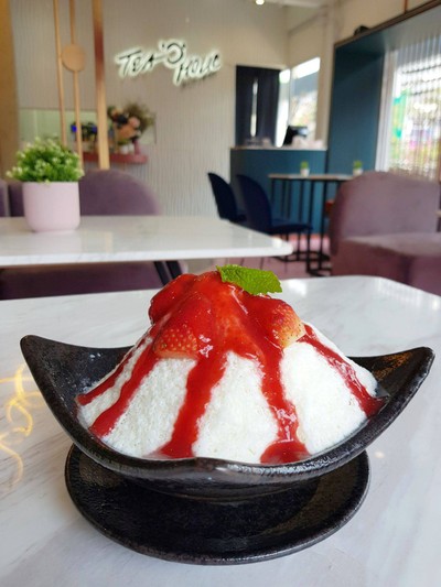 Strawberry Cheese Cake Kakigori