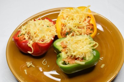 วิธีทำ พริกหวานอบชีส