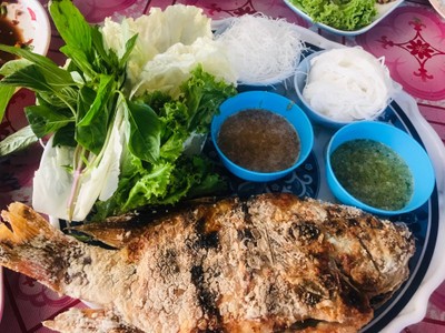 เมี่ยงปลาเผา