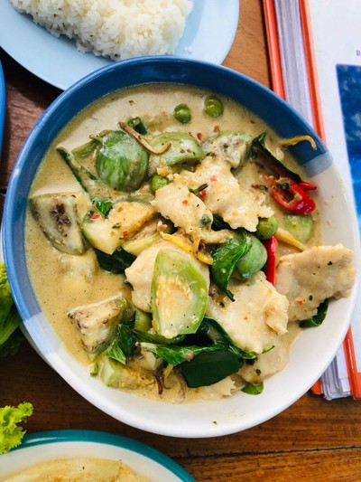 แกงเขียวหวานปลากราย