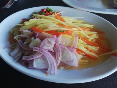 ปลากระพงทอดน้ำปลา