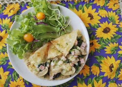 Spinach Cryspy Cheese Roti