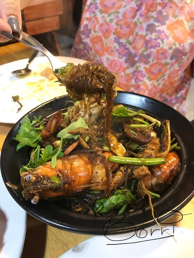 กุ้งอบวุ้นเส้น