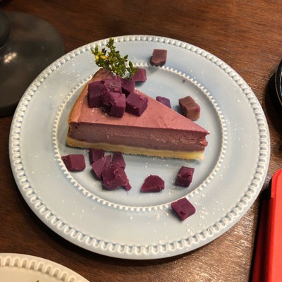 ชีสเค้กมันม่วง