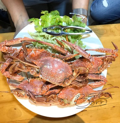 ปูม้านึ่งแกะ