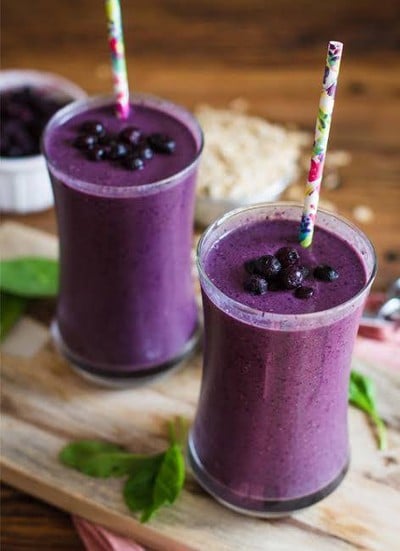 บลูเบอร์รี่สมูตตี้