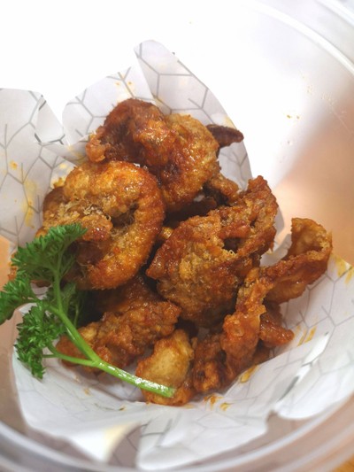 หนังไก่ทอดบอนชอน