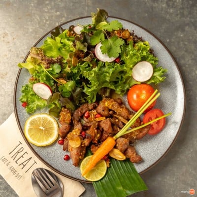 เมนูของร้าน TREAT Cafe & Hangout