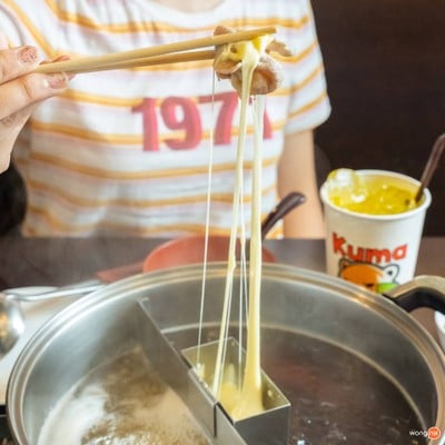 เมนูของร้าน Kuma Shabu วันนี้ขายกะเพราด้วยนะ งามวงศ์วาน 64