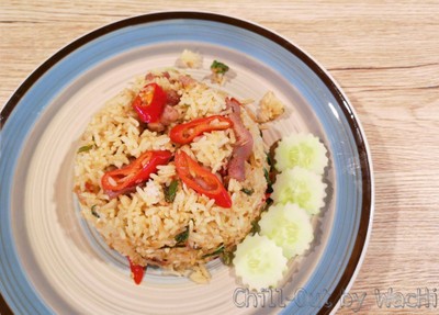 ข้าวกะเพราคลุก (ไก่)
