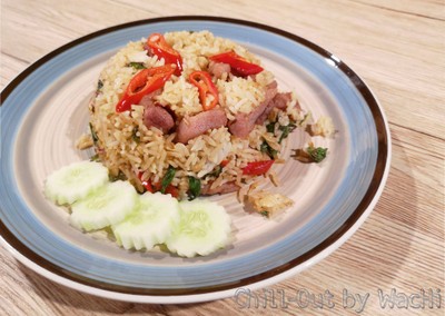 ข้าวกะเพราคลุก (ไก่)