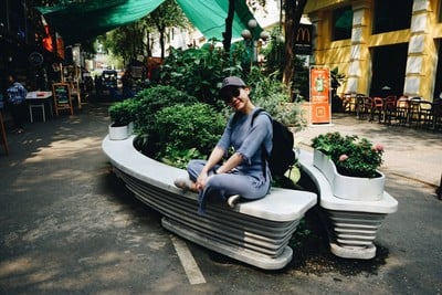 พักแป้บค่ะ เดินมาทั้งวันแล้ว