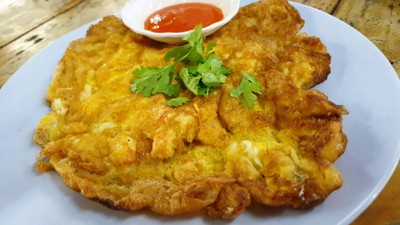 ไข่เจียวกุ้งสับ