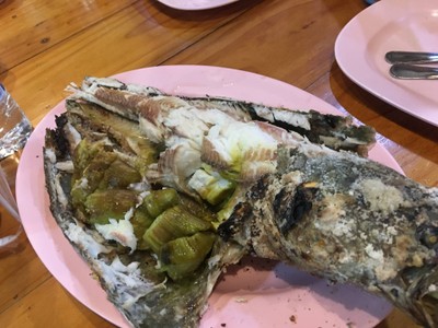ปลาช่อนเผา